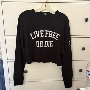 Black Long Sleeve Sweatshirt